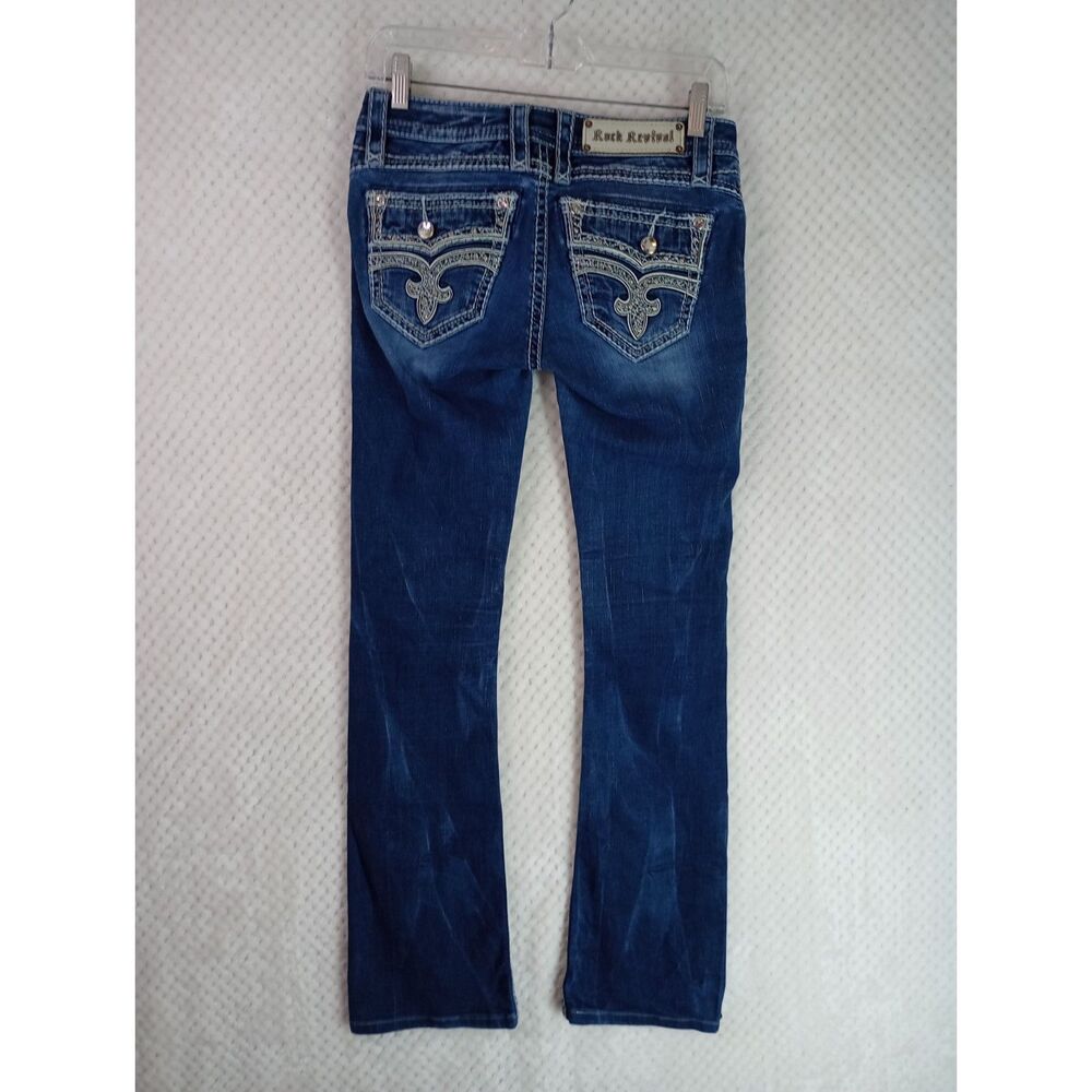 Rock Revival Calli B Boot Stretch Women's 26 Low Rise Bootcut Jeans*READ*